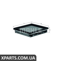 Фільтр повітряний Mahle LX725