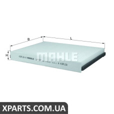 Фільтр салону Mercedes Benz Mahle LA877