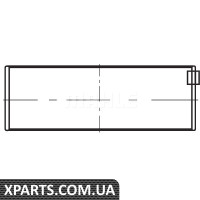 Вкладиші корінні MB Sprinter/Vito CDI STD Mahle 001HL20044000