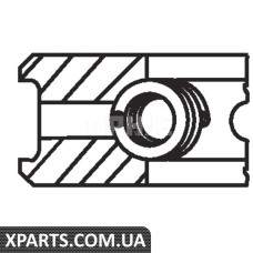 Кільця поршневі Mahle 02182N0
