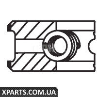 Кільця поршневі Mahle 02814N0