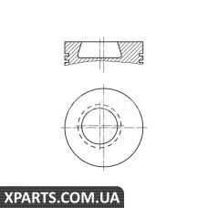 Поршень MB OM364 97.50mm/STD палець 36x82.5 Mahle 0028000