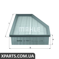 Фiльтр повiтряний VW Mahle LX9341