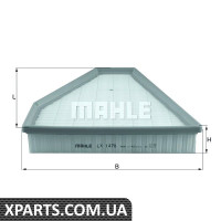 Фільтр повітря BMW 1 E82 3 E90 N51B30A N52B30A Mahle LX1478
