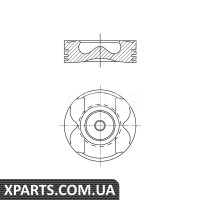 Поршня CDI косий шатун 88.0mm Mahle 0045600