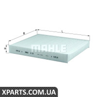 Фільтр салону AUDI/SKODA Mahle LA120