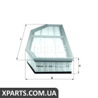 Фільтр повітряний BMW Mahle LX2067