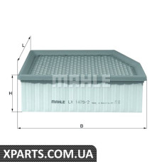 Фiльтр повiтряний VW Phaeton Mahle LX14792