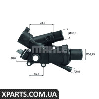 Термостат Fiat Scudo/Citroen Jumpy/Peugeot Expert 2.0D/HDi 10- Mahle TH4383