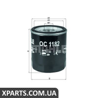 Фильтр масляный Mahle OC1182