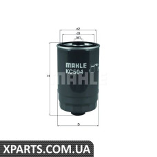 Паливний фільтр Hyundai Santa Fe III CRDI Corento II CRDI Mahle KC504