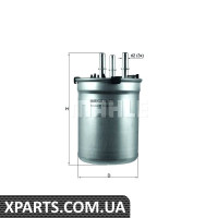 Фільтр паливний Mahle KL838