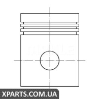 Поршень у комплекті на 1 циліндр, STD MAHLE 0121200
