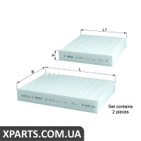 Фільтр салону Citroen C3/Peugeot 207/208 09- Mahle LA191S