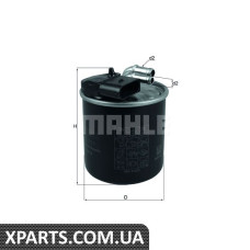 Фільтр паливний MB V200V220V250 Viano 20-22 CDI OM651 10- Mahle KL914