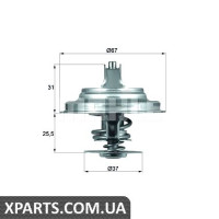 Термостат, що охолоджує рідину MAHLE TX2571D