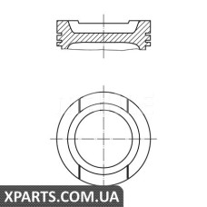 Поршень у комплекті на 1 циліндр, STD MAHLE 0332000