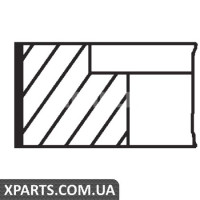 Комплект кілець на поршень MAHLE 03048N2