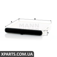 Повітряний фільтр салону MANN-FILTER CU24009