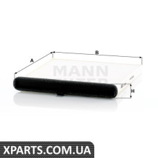 Воздушный фильтр салона MANN-FILTER CU24009