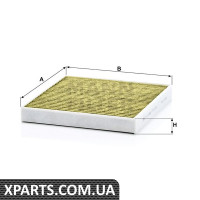 Повітряний фільтр салону MANN-FILTER FP26009