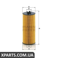 Фільтр масляний MANN-FILTER HU6008Z