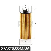 Фільтр масляний MANN-FILTER HU6015ZKIT