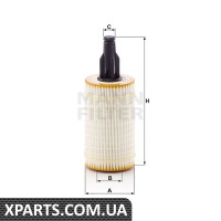 Фільтр масляний MANN-FILTER HU7025Z