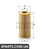 Фільтр масляний MANN-FILTER HU7198Y