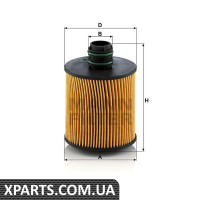 Фільтр масляний MANN-FILTER HU8006Z