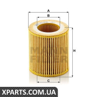 Фільтр масляний MANN-FILTER HU816ZKIT