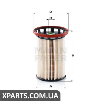 Фільтр паливний MANN-FILTER PU80081