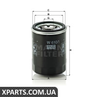 Фільтр масляний MANN-FILTER W6101