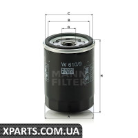 Фільтр масляний MANN-FILTER W6109