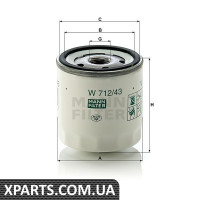Фільтр масляний MANN-FILTER W71243