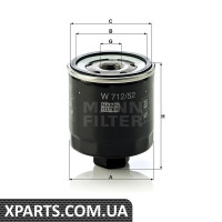 Фільтр масляний MANN-FILTER W71252