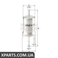 Фільтр паливний MANN-FILTER WK69