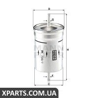Фільтр паливний MANN-FILTER WK7301