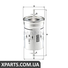 Фільтр паливний MANN-FILTER WK7301