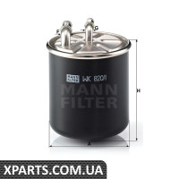 Фільтр паливний MANN-FILTER WK8201