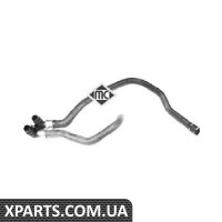 Патрубок системи опалення Peugeot 306 1.9D 98- Metalcaucho 08613