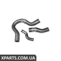 Патрубок системи охолодження ДВЗ Fiat Panda/Citroen Nemo 1.3D 03комплект 3шт Metalcaucho 09386