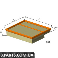 Фільтр повітря Misfat P037