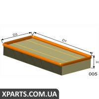 Фiльтр повiтряний Misfat P418