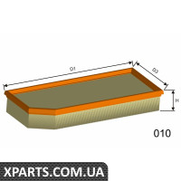 Фільтр повітряний Misfat P405