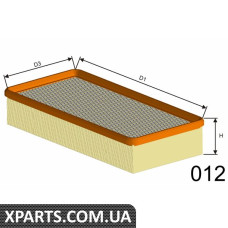 Фiльтр повiтряний Misfat P414