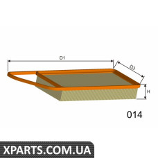 Фільтр повітря Misfat P426