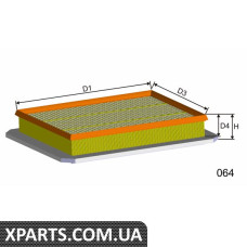 Фiльтр повiтряний Misfat P259