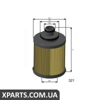 Фiльтр масляний двигуна ALFA ROMEO/FIAT/FORD/LANCIA/OPEL/SUUKI/VAUXHALL/GIULIETTA/MITO/500/DOBLO/FIORINO/PUNTO/IDEA/LINEA/PANDA/STRADA/DELTA/MUSA/YPSI Misfat L114