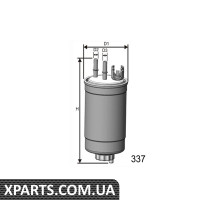 Фільтр паливний Misfat M412